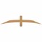 Ekena Millwork Bellingham Timber Gable Bracket, Western Red Cedar, 60"W x 12"H x 1 1/2"D x 3 1/2"F, 5/12 Pitch GBW060X12X0204BEL00SWR - alternate 1